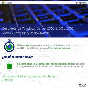 Despídete de Windows Sever 2008 &amp; SQL 2008