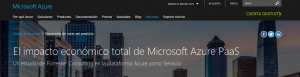 El impacto económico total de Microsoft Azure PaaS